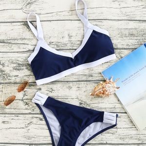 Navy Blue Bathing Suit